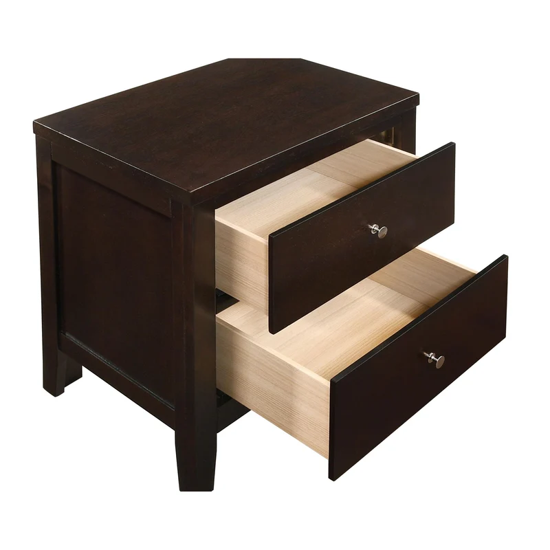 Coaster Furniture Carlton 202092 2-Drawer Nightstand - Cappuccino
