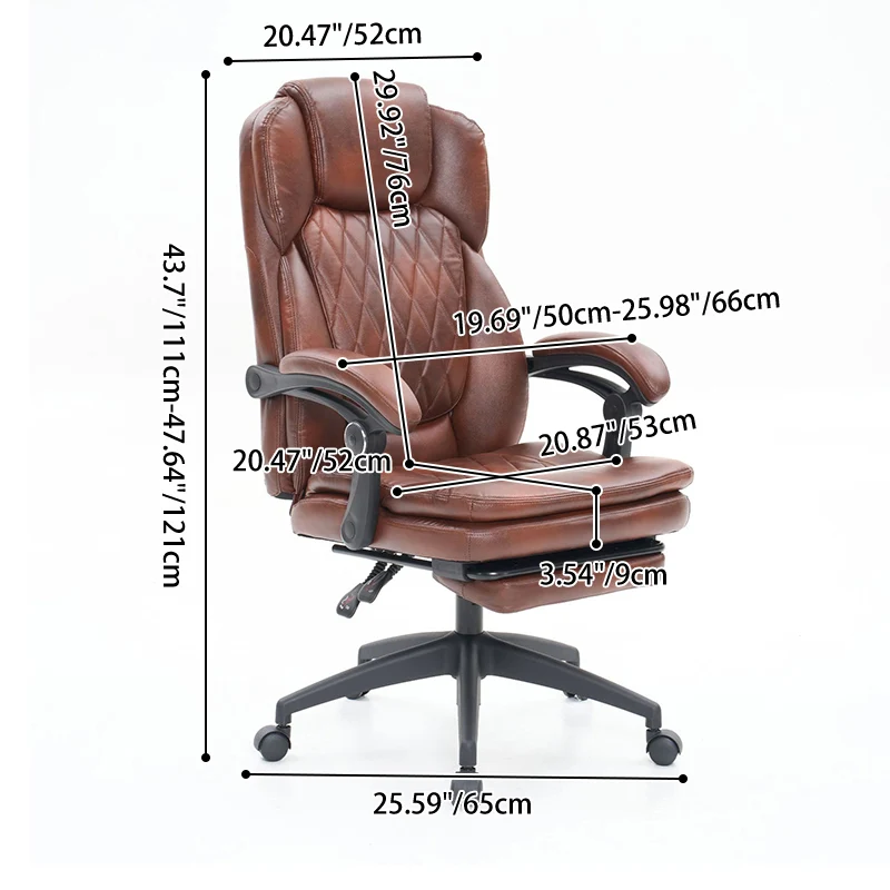 Modern Luxury Cat Scratch Leather PP Swivel Curved Square Desk Chair With Backrest Armrest For Home Office