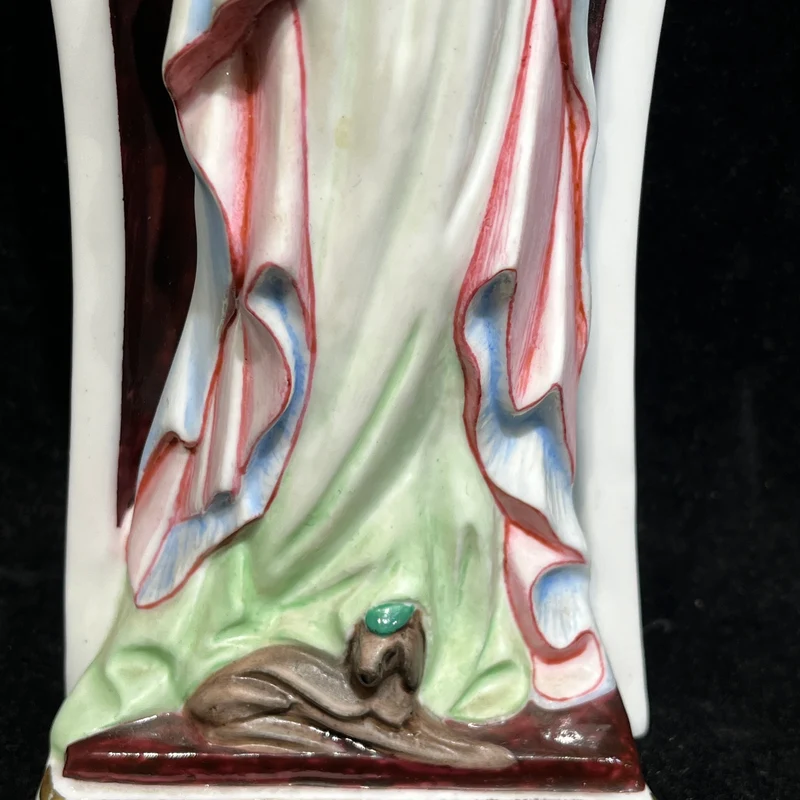 Estatuilla de porcelana Virgen María firmada por Michael Sutty edición especial circa 1980