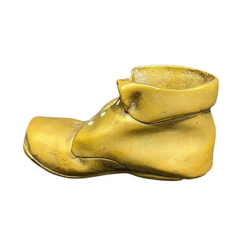 Cenicero de bronce macizo con forma de zapato 'Lonely Shoe' principios s.XX