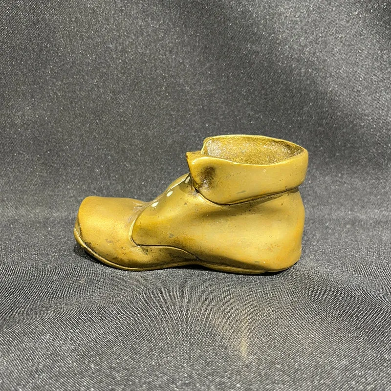 Cenicero de bronce macizo con forma de zapato 'Lonely Shoe' principios s.XX
