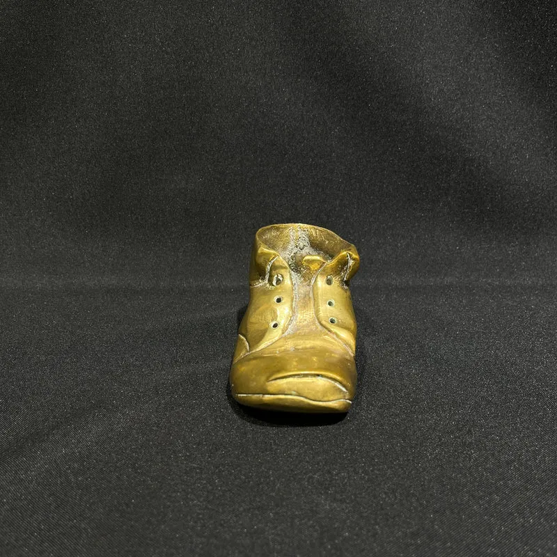 Cenicero de bronce macizo con forma de zapato 'Lonely Shoe' principios s.XX