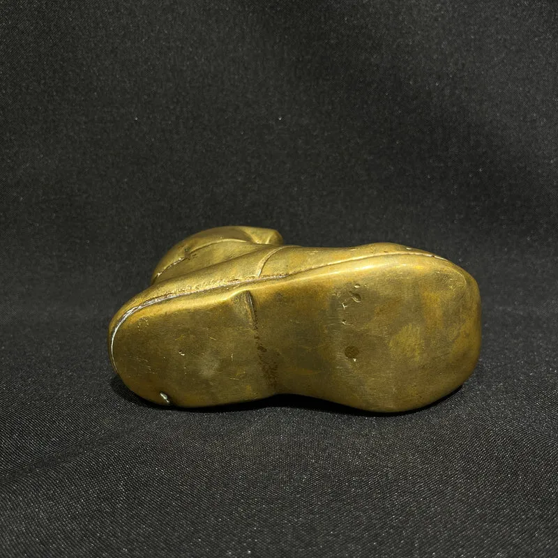 Cenicero de bronce macizo con forma de zapato 'Lonely Shoe' principios s.XX