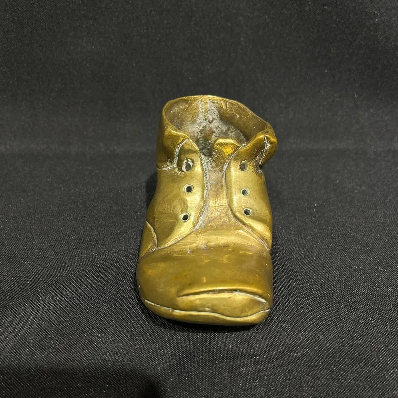 Cenicero de bronce macizo con forma de zapato 'Lonely Shoe' principios s.XX