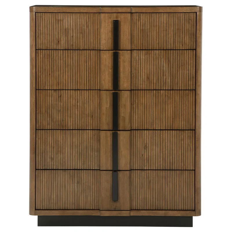 Coaster Furniture Terrace 224905 5-Drawer Chest of Drawers - Ash Brown