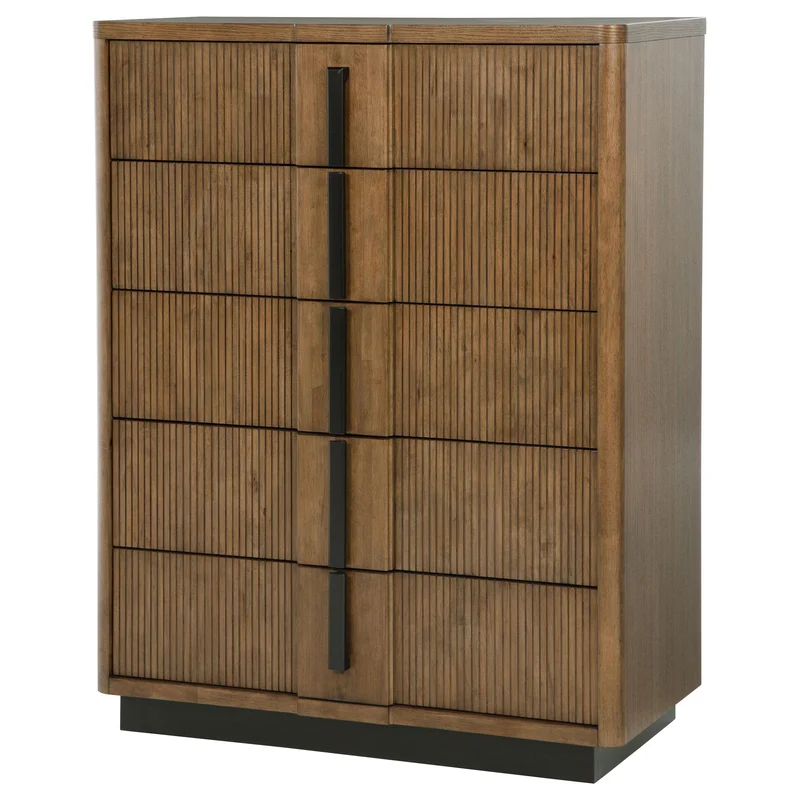 Coaster Furniture Terrace 224905 5-Drawer Chest of Drawers - Ash Brown