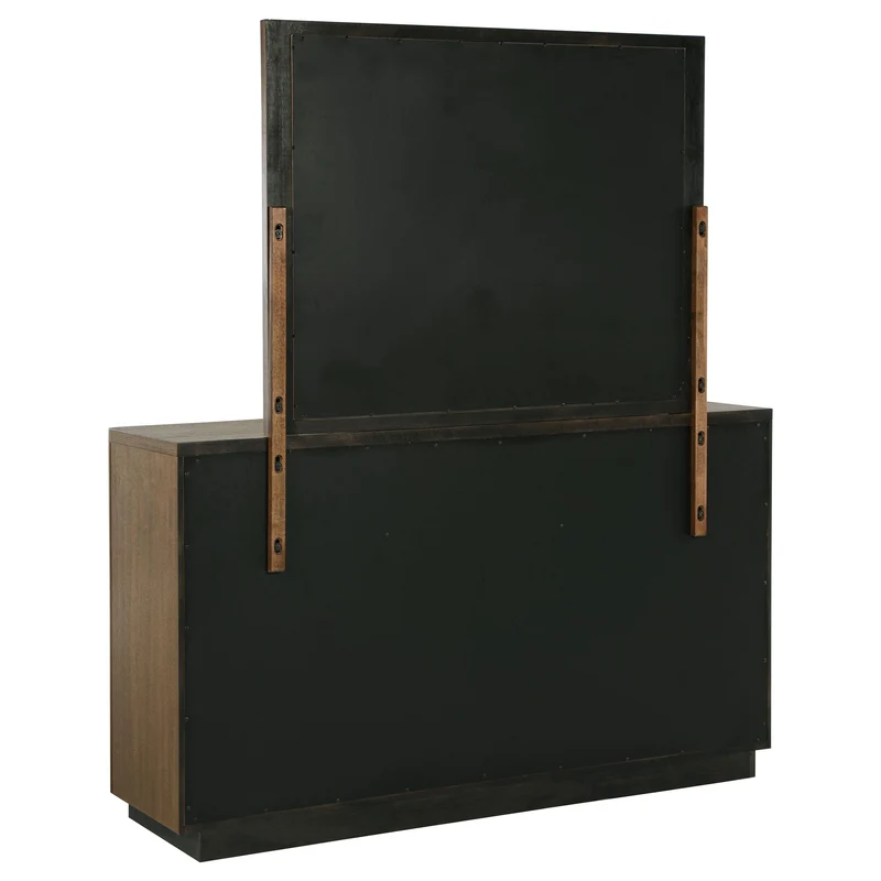 Coaster Furniture Terrace 224903M 6-Drawer Dresser and Mirror - Ash Brown