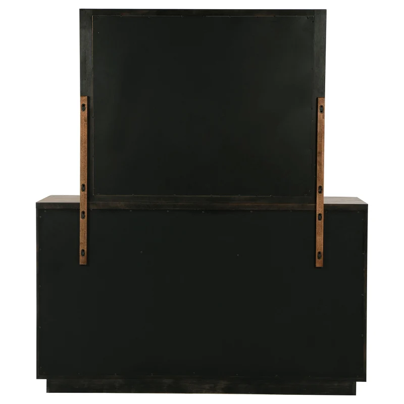 Coaster Furniture Terrace 224903M 6-Drawer Dresser and Mirror - Ash Brown