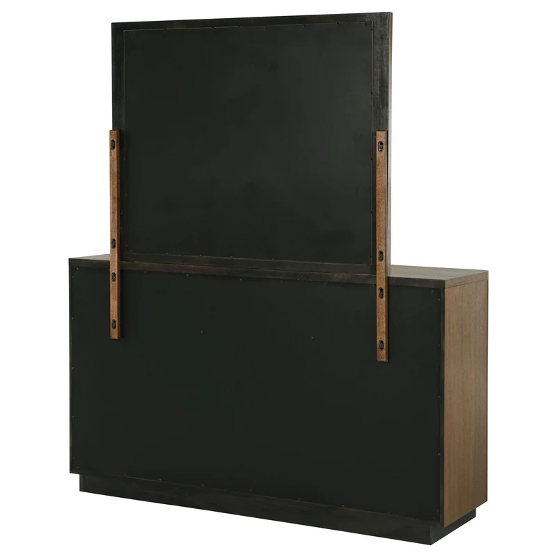 Coaster Furniture Terrace 224903M 6-Drawer Dresser and Mirror - Ash Brown