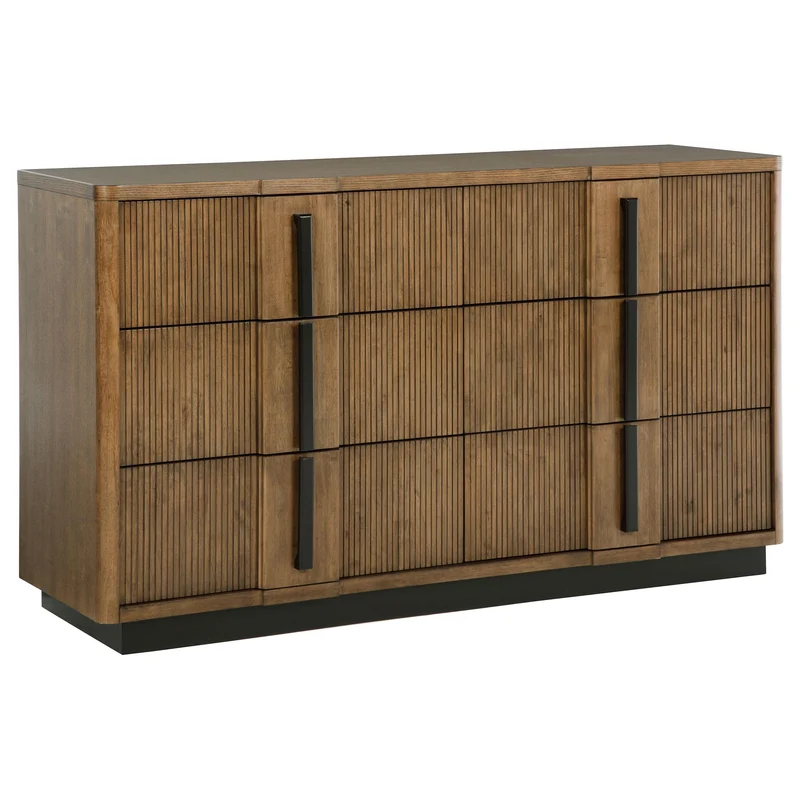 Coaster Furniture Terrace 224903 6-Drawer Dresser Cabinet - Ash Brown
