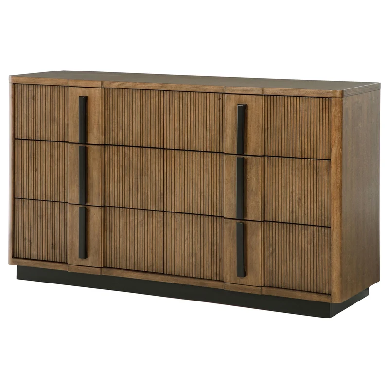 Coaster Furniture Terrace 224903 6-Drawer Dresser Cabinet - Ash Brown
