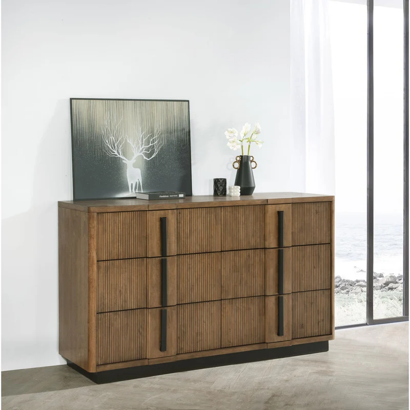 Coaster Furniture Terrace 224903 6-Drawer Dresser Cabinet - Ash Brown