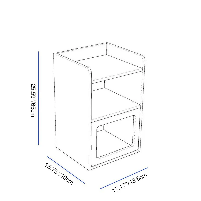 3-in-1 Pet Furniture Cat House With Storage Cabinet Nightstand - Creative Bedside Table & Multifunctional Pet House Furniture For Cats With Wheels For Bedroom