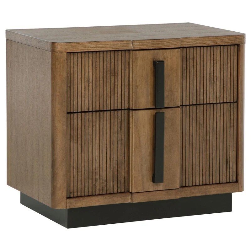 Coaster Furniture Terrace 224902 2-Drawer Nightstand Bedside Table - Ash Brown