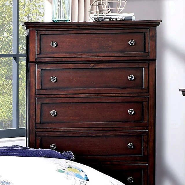 Furniture of America Wells 5-Drawer Chest CM7548CH-C