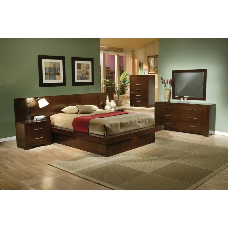 Coaster Furniture Jessica 200711KE 7 pc King Platform Bedroom Set
