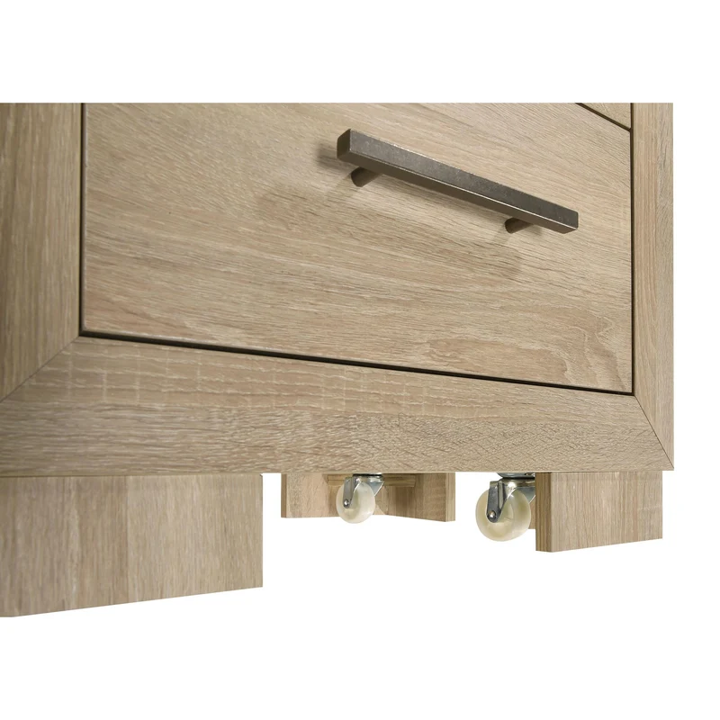 Coaster Furniture Arielle 223112 2-drawer Bedroom Nightstand with Casters - Light Oak