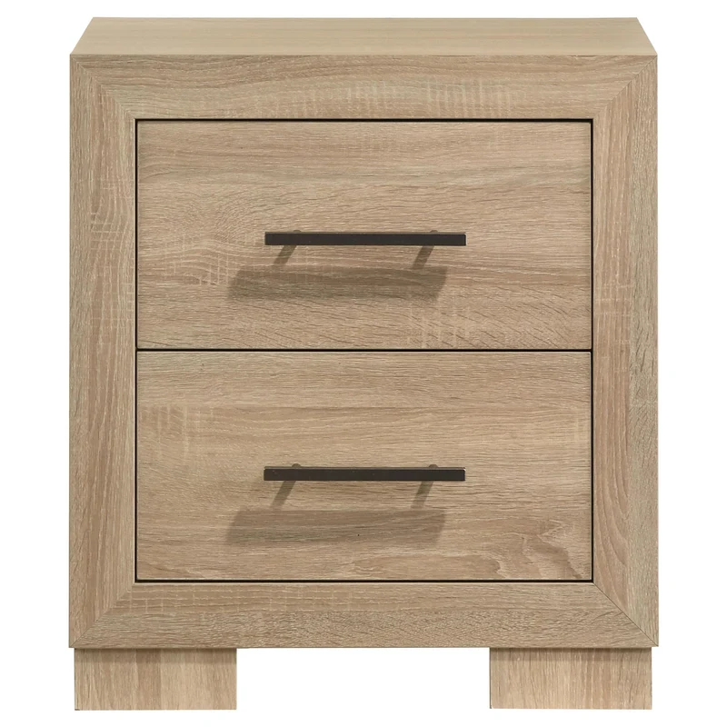 Coaster Furniture Arielle 223112 2-drawer Bedroom Nightstand with Casters - Light Oak
