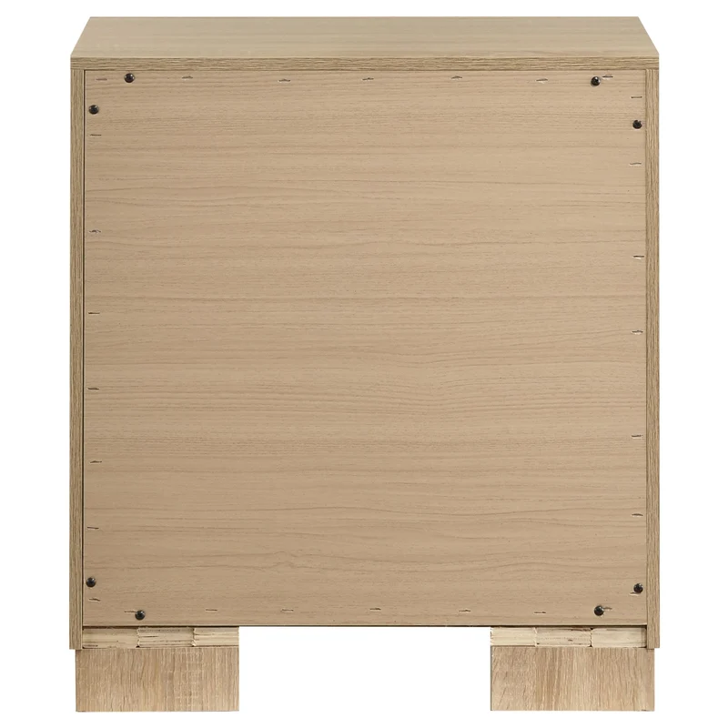 Coaster Furniture Arielle 223112 2-drawer Bedroom Nightstand with Casters - Light Oak