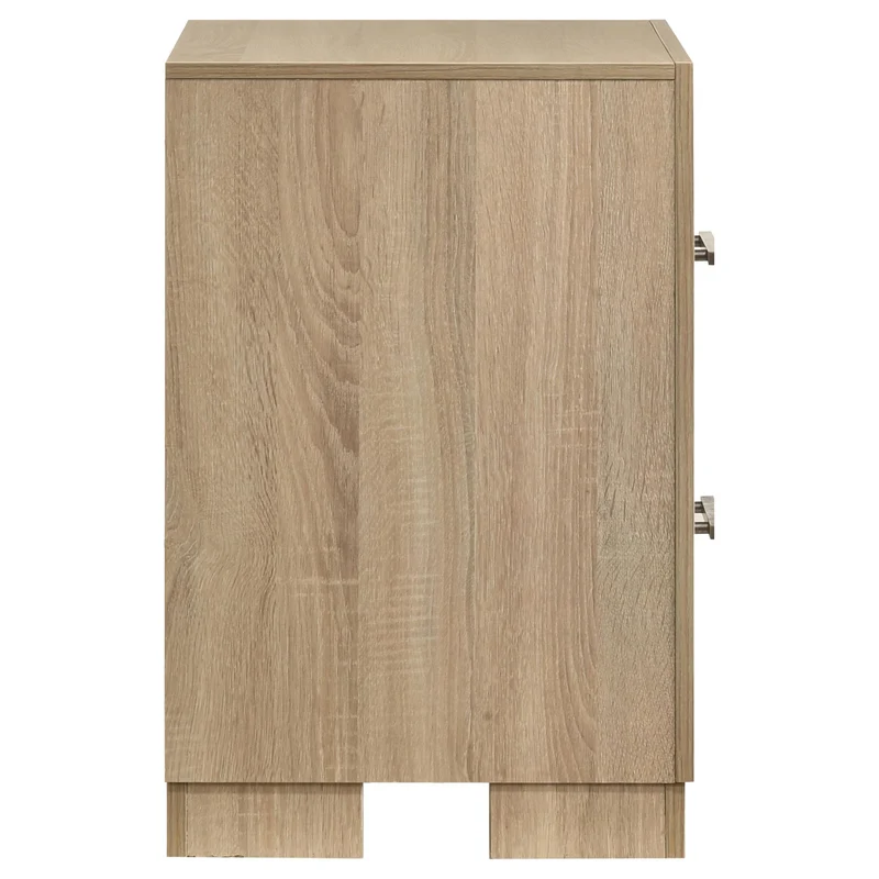 Coaster Furniture Arielle 223112 2-drawer Bedroom Nightstand with Casters - Light Oak