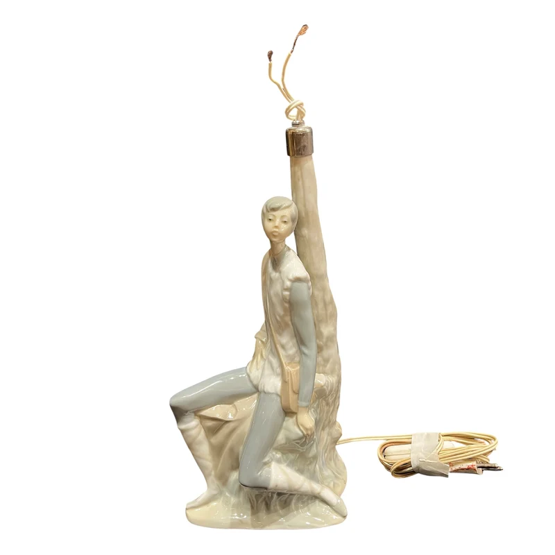 Lámpara de porcelana Lladró 'Pastor'