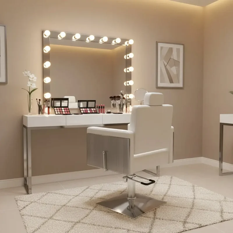 Silla reclinable Takua blanca