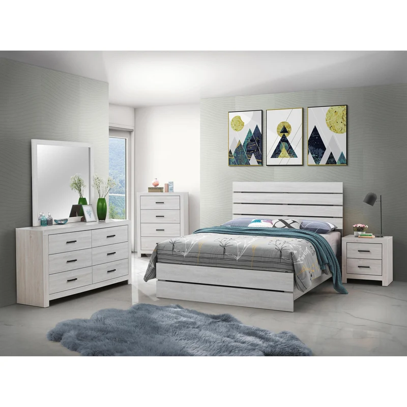 Coaster Furniture Marion 207051KE 6 pc King Panel Bedroom Set