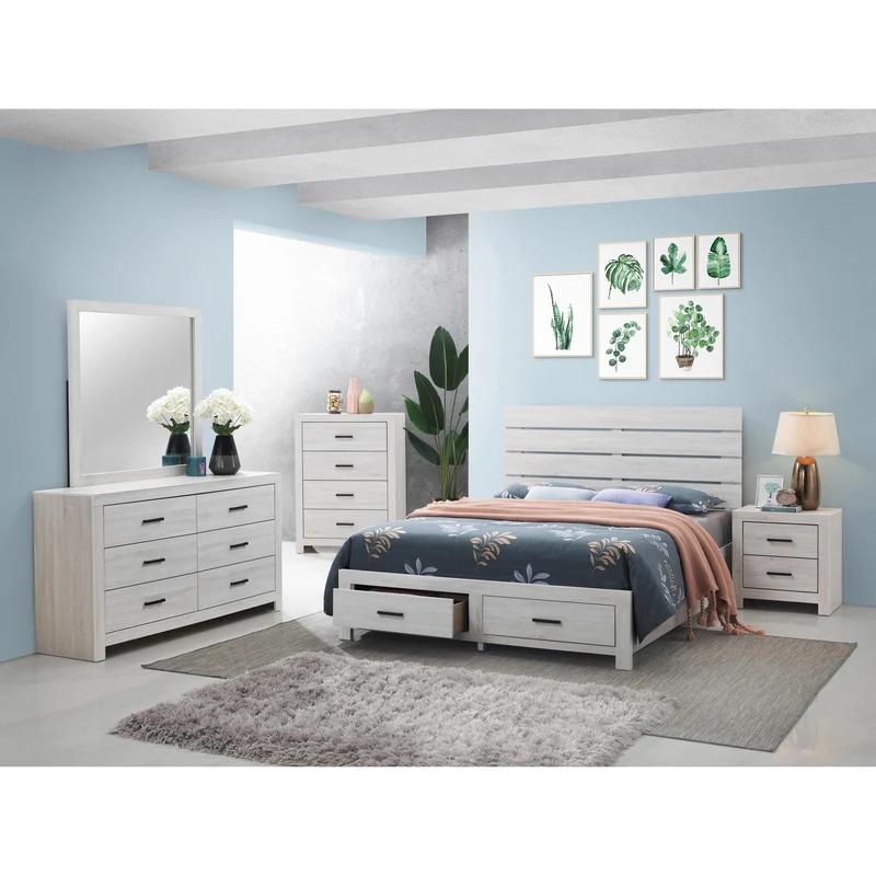 Coaster Furniture Marion 207050Q 7 pc Queen Panel Bedroom Set