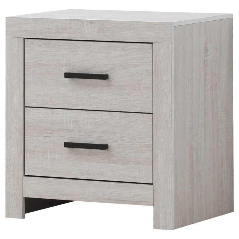 Coaster Furniture Brantford 207052 2-Drawer Nightstand - Coastal White
