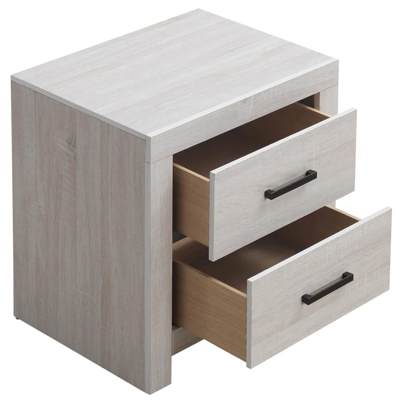 Coaster Furniture Brantford 207052 2-Drawer Nightstand - Coastal White