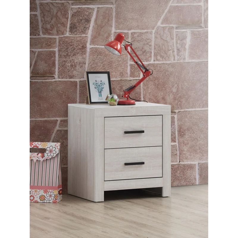 Coaster Furniture Brantford 207052 2-Drawer Nightstand - Coastal White