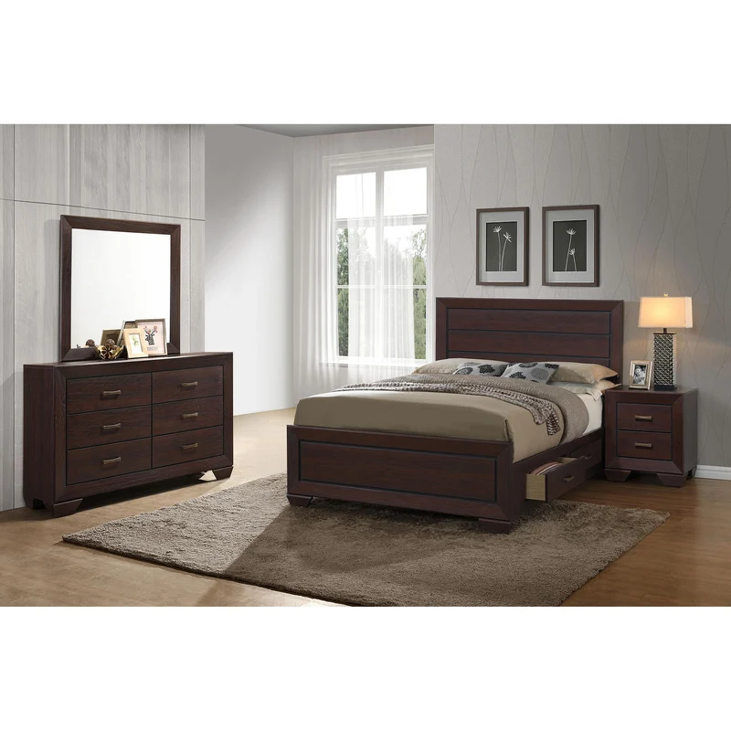 Coaster Furniture Kauffman 204390Q 6 pc Queen Bedroom Set with Storage