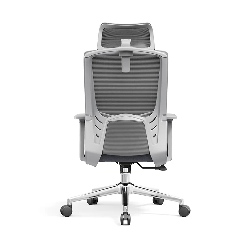 Modern High-Back Ergonomic Desk Chair: Minimalist Height-Adjustable Office Chair For Home Office