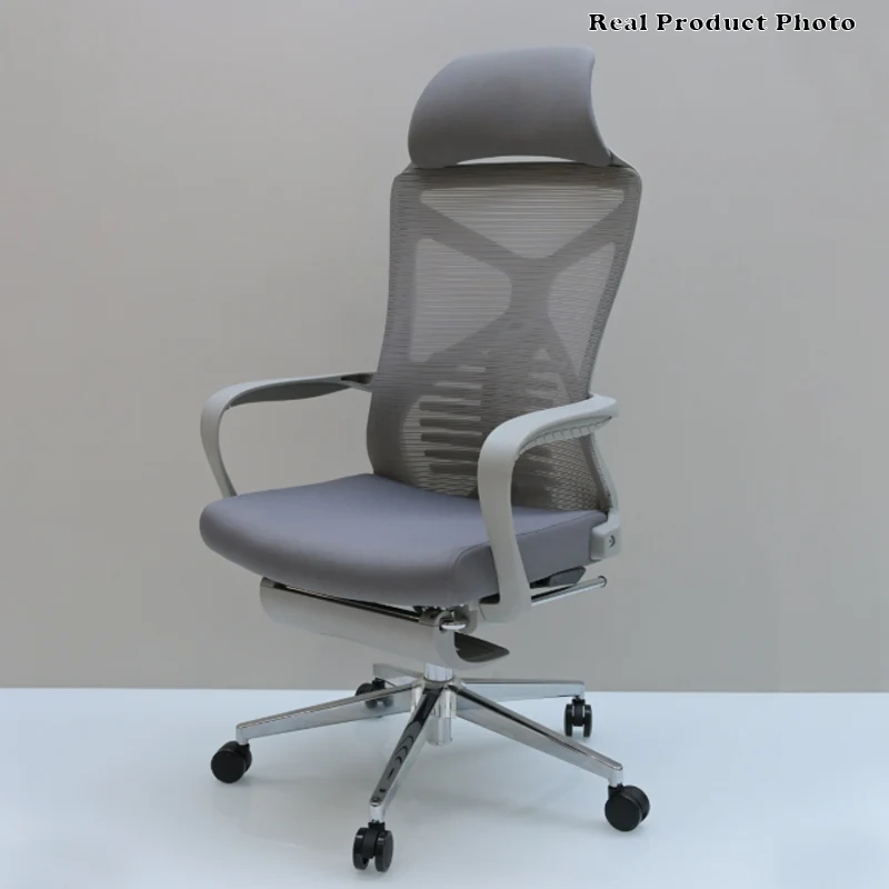 Modern Minimalist High-Back Desk Chair: Breathable Mesh Fabric - Lumbar Support Ergonomic Office Chair For Home Office