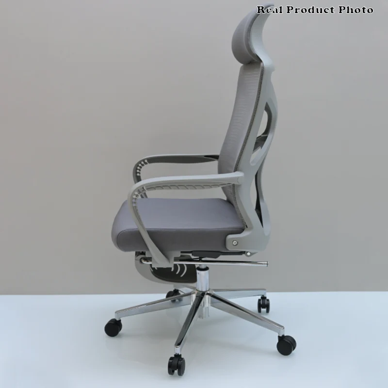 Modern Minimalist High-Back Desk Chair: Breathable Mesh Fabric - Lumbar Support Ergonomic Office Chair For Home Office