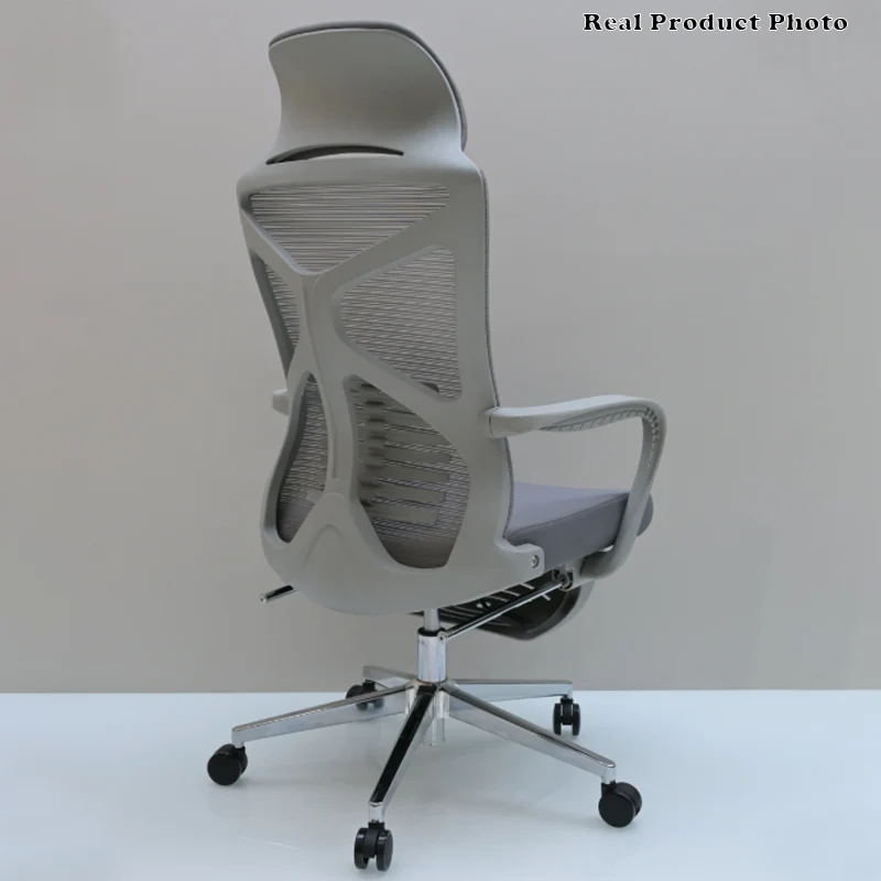 Modern Minimalist High-Back Desk Chair: Breathable Mesh Fabric - Lumbar Support Ergonomic Office Chair For Home Office