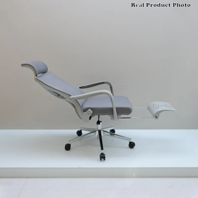 Modern Minimalist High-Back Desk Chair: Breathable Mesh Fabric - Lumbar Support Ergonomic Office Chair For Home Office