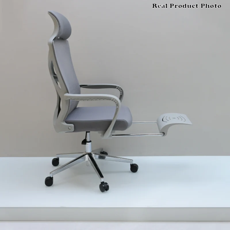 Modern Minimalist High-Back Desk Chair: Breathable Mesh Fabric - Lumbar Support Ergonomic Office Chair For Home Office