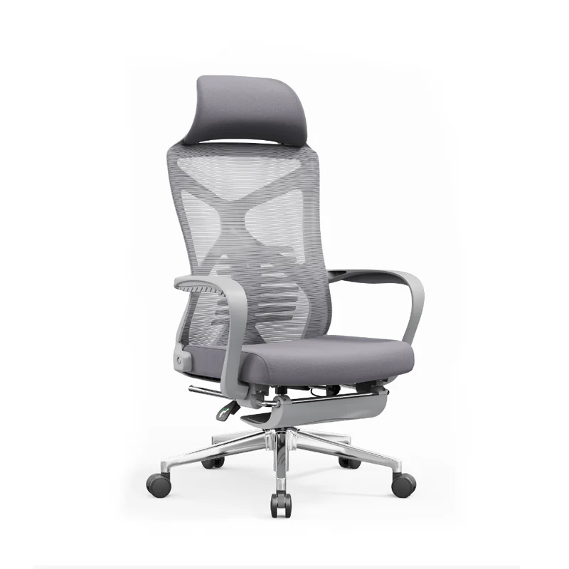 Modern Minimalist High-Back Desk Chair: Breathable Mesh Fabric - Lumbar Support Ergonomic Office Chair For Home Office