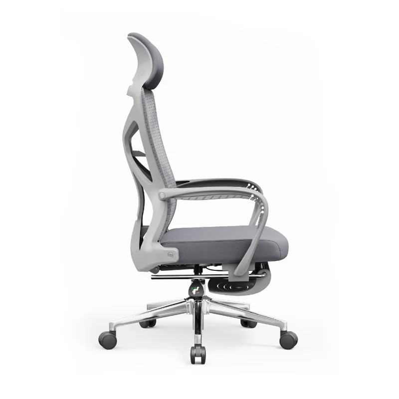 Modern Minimalist High-Back Desk Chair: Breathable Mesh Fabric - Lumbar Support Ergonomic Office Chair For Home Office
