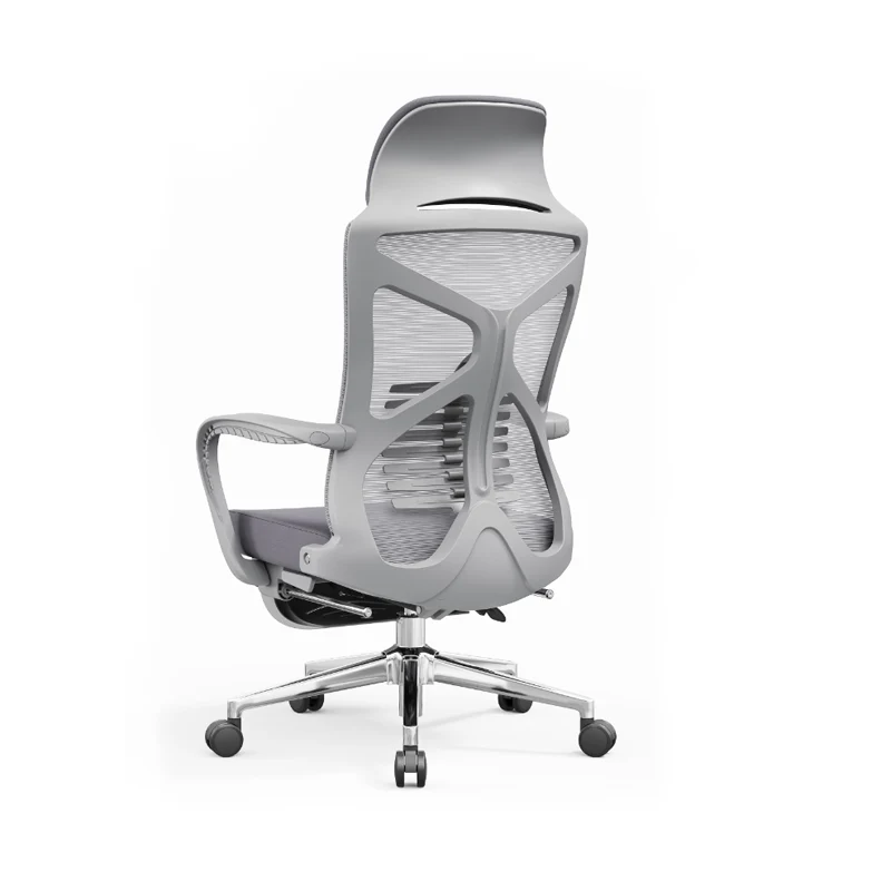 Modern Minimalist High-Back Desk Chair: Breathable Mesh Fabric - Lumbar Support Ergonomic Office Chair For Home Office