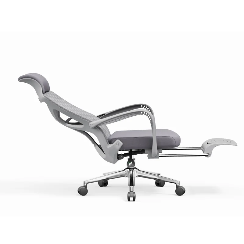 Modern Minimalist High-Back Desk Chair: Breathable Mesh Fabric - Lumbar Support Ergonomic Office Chair For Home Office