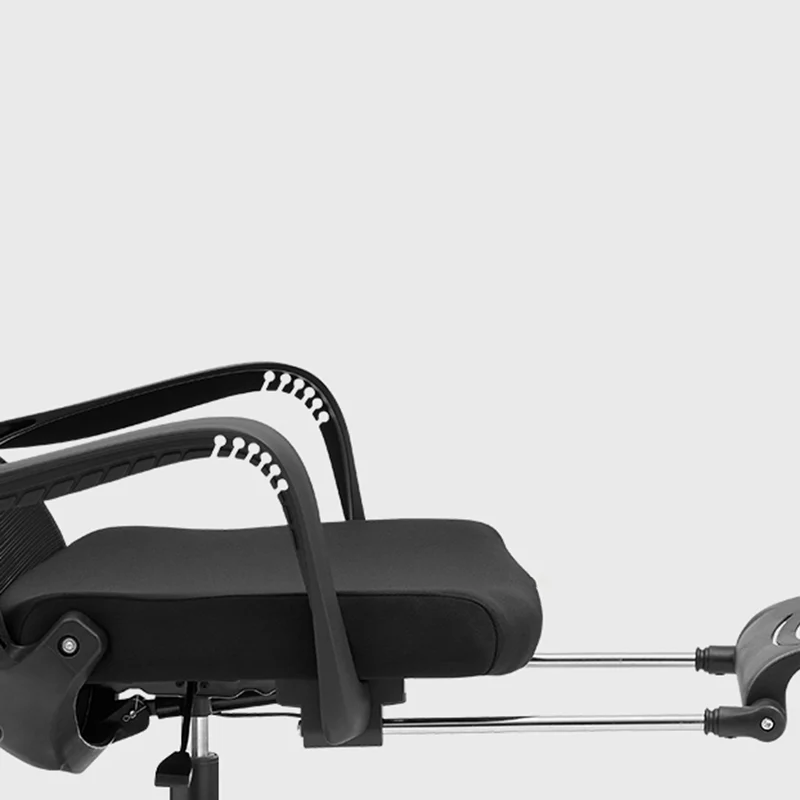 Modern Minimalist Ergonomic Office Chair: Lumbar Support Design - Height-Adjustable High-Back Desk Chair For Home Office