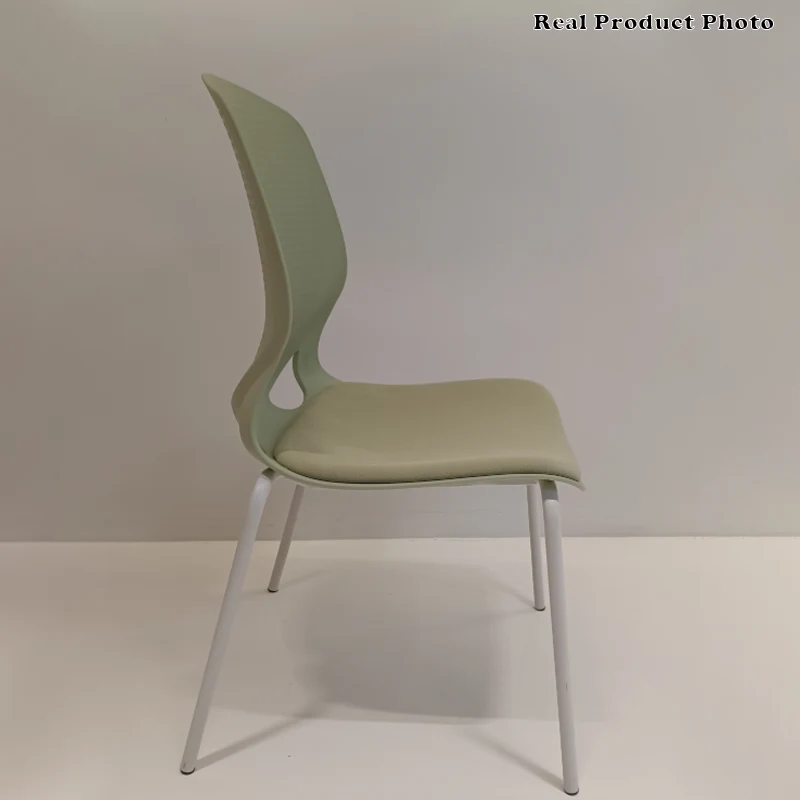Contemporary Scandinavian Back Chair: INS-Style Macaron Desk Chair For Home Office