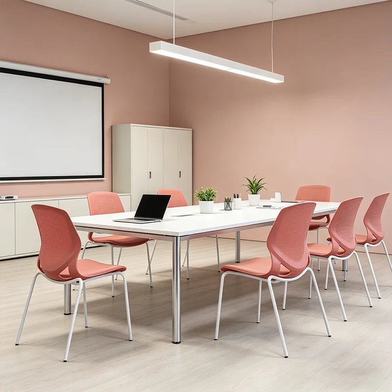 Contemporary Scandinavian Back Chair: INS-Style Macaron Desk Chair For Home Office