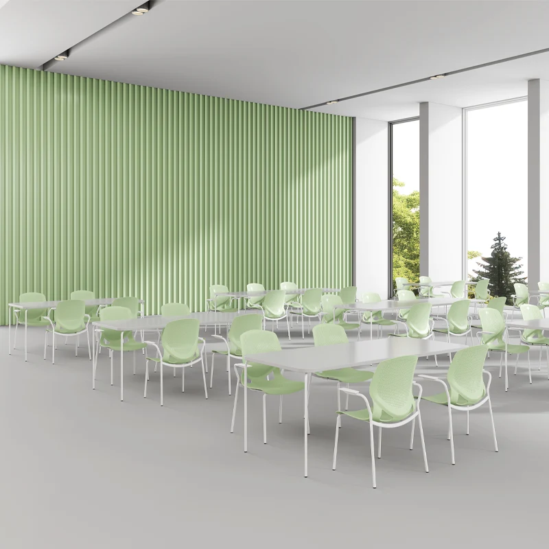 Scandinavian Colorful Desk Chair: Contemporary Ergonomic Back Chair For Home Office