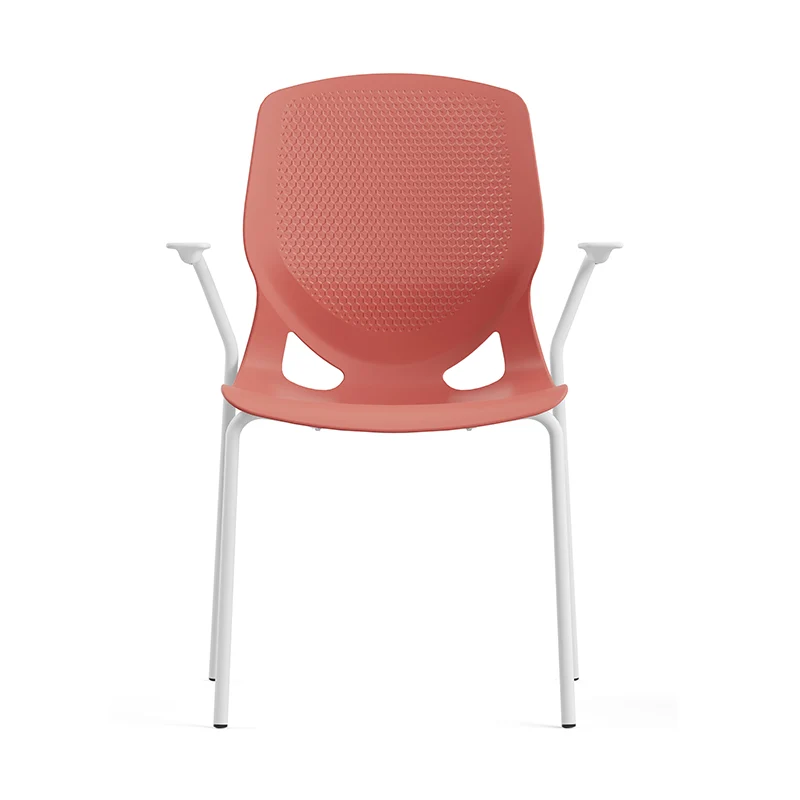 Scandinavian Colorful Desk Chair: Contemporary Ergonomic Back Chair For Home Office