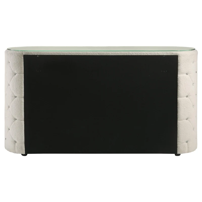 Coaster Furniture Sonya 360113 6-drawer Upholstered Bedroom Dresser - Ivory