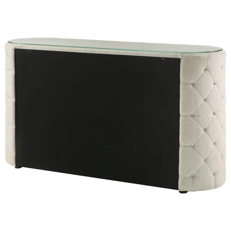 Coaster Furniture Sonya 360113 6-drawer Upholstered Bedroom Dresser - Ivory