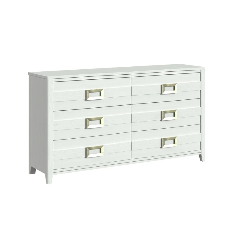 Elements International Tobias B-15990-7-DR 6-Drawer Dresser